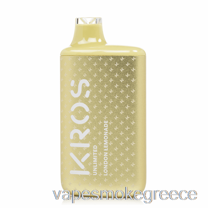 Vape Greece Kros απεριόριστη 6000 μιας χρήσης λεμονάδα Λονδίνου
